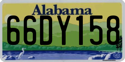 AL license plate 66DY158