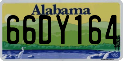 AL license plate 66DY164