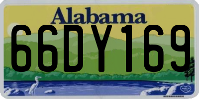 AL license plate 66DY169