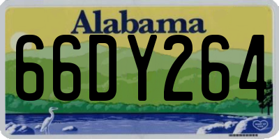 AL license plate 66DY264