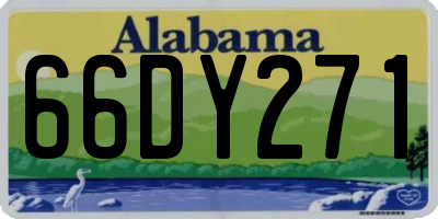 AL license plate 66DY271