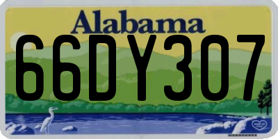 AL license plate 66DY307