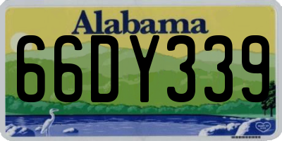 AL license plate 66DY339