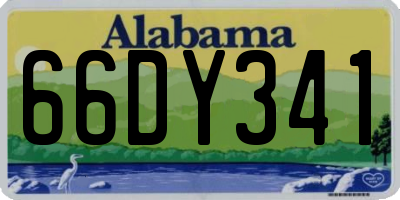 AL license plate 66DY341
