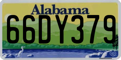 AL license plate 66DY379