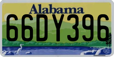 AL license plate 66DY396