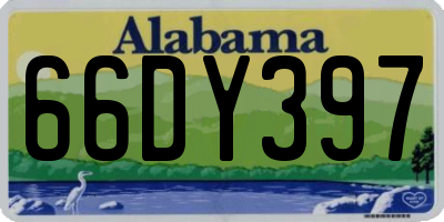 AL license plate 66DY397