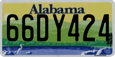 AL license plate 66DY424