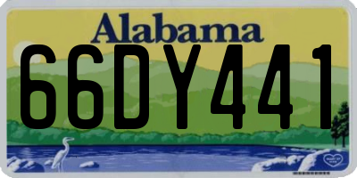 AL license plate 66DY441