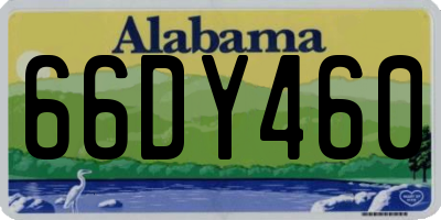 AL license plate 66DY460
