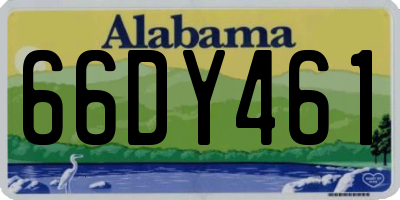 AL license plate 66DY461