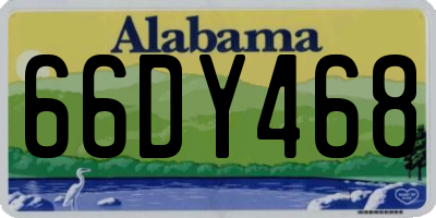 AL license plate 66DY468