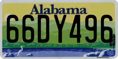 AL license plate 66DY496