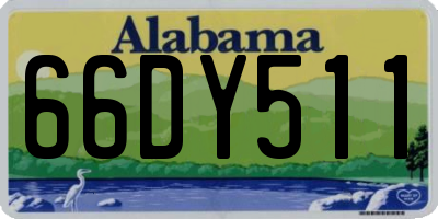 AL license plate 66DY511