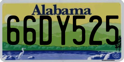 AL license plate 66DY525