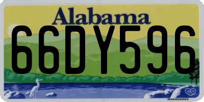 AL license plate 66DY596