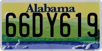 AL license plate 66DY619