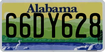 AL license plate 66DY628