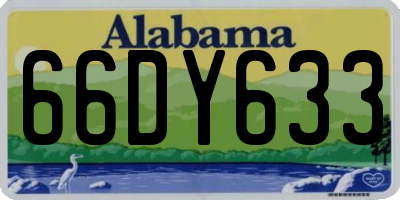 AL license plate 66DY633