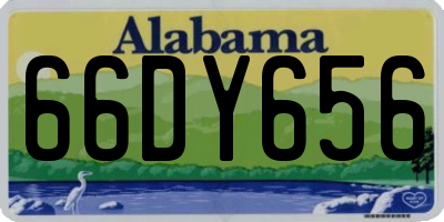 AL license plate 66DY656