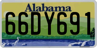 AL license plate 66DY691