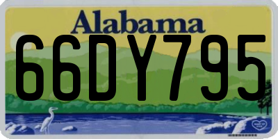AL license plate 66DY795