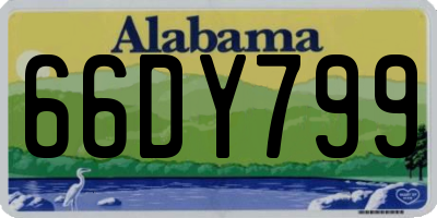 AL license plate 66DY799