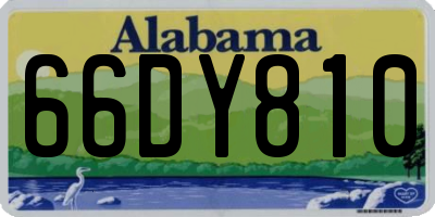 AL license plate 66DY810