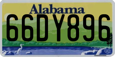 AL license plate 66DY896