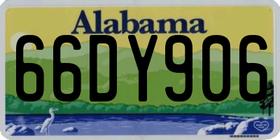 AL license plate 66DY906