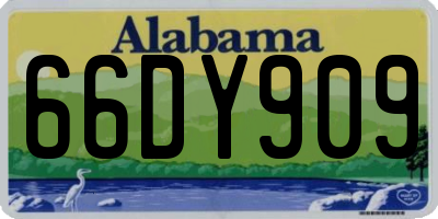 AL license plate 66DY909