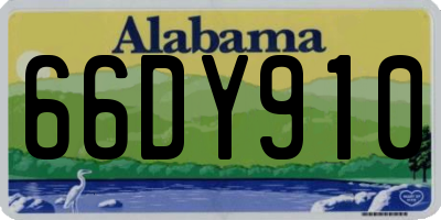 AL license plate 66DY910