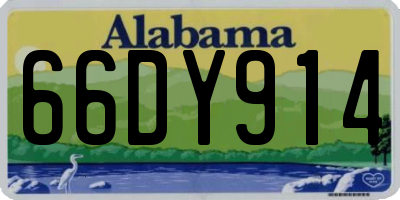 AL license plate 66DY914