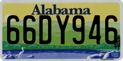 AL license plate 66DY946