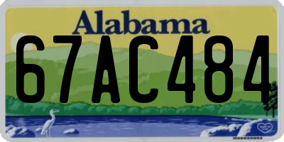 AL license plate 67AC484