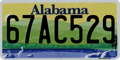 AL license plate 67AC529