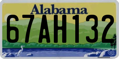 AL license plate 67AH132