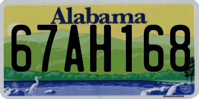 AL license plate 67AH168
