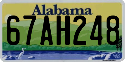 AL license plate 67AH248
