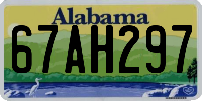 AL license plate 67AH297