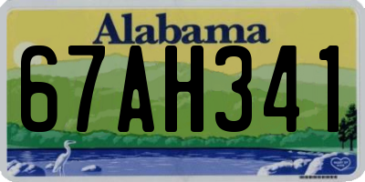 AL license plate 67AH341