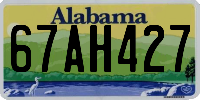 AL license plate 67AH427