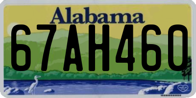 AL license plate 67AH460