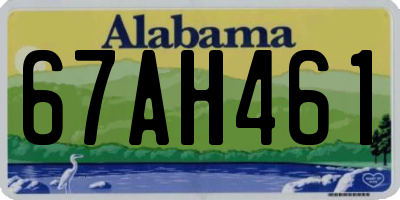 AL license plate 67AH461