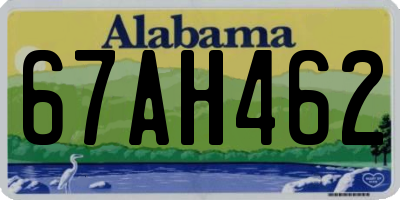 AL license plate 67AH462