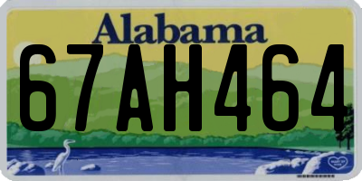 AL license plate 67AH464