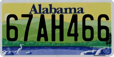 AL license plate 67AH466