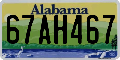 AL license plate 67AH467