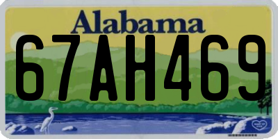 AL license plate 67AH469
