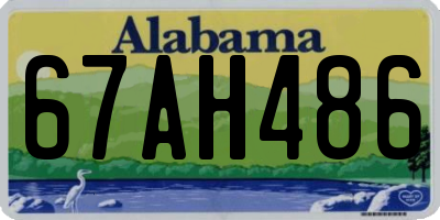 AL license plate 67AH486
